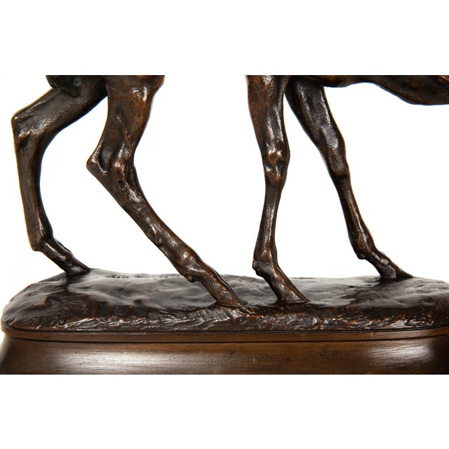 Fine American West Bronze Sculpture “Fawn” by Alexander Phimister Proctor For Sale - Image 12 of 12