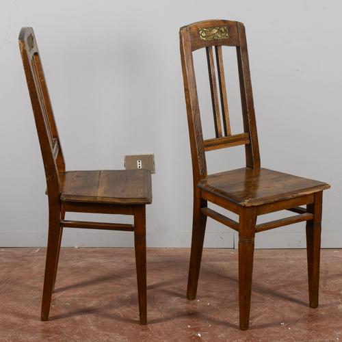 Art Nouveau Chairs, Set of 2 For Sale - Image 4 of 9