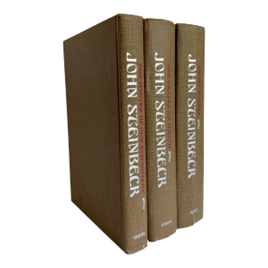 Mid-Century John Steinbeck Hardcover Book Set of 3 – Viking Press