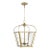 Chapman & Myers By Visual Comfort Studio Charleston 4-Light Small Pendant in Satin Brass For Sale