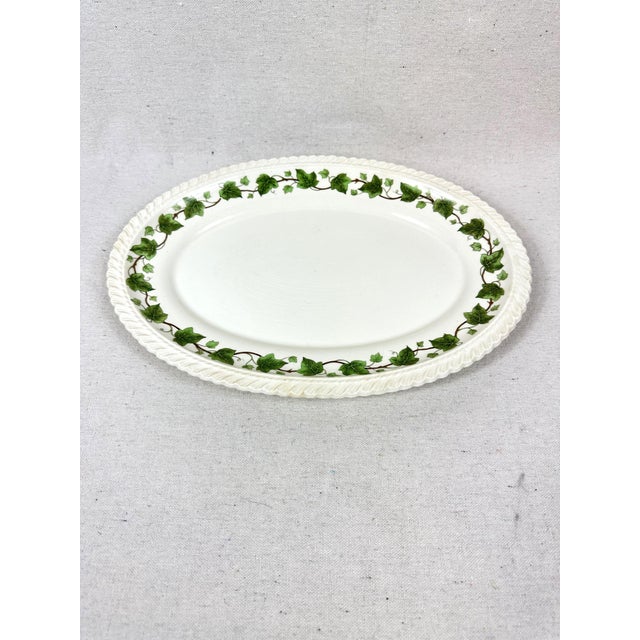 1980s Vintage Ivy Platter For Sale - Image 5 of 7