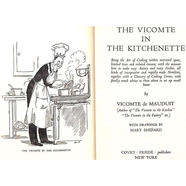 "The Vicomte in the Kitchenette" 1935 Mauduit, Vicomte De For Sale - Image 4 of 10
