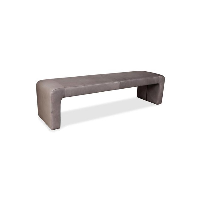 Grey Leather Bench from Koinor For Sale - Image 13 of 13
