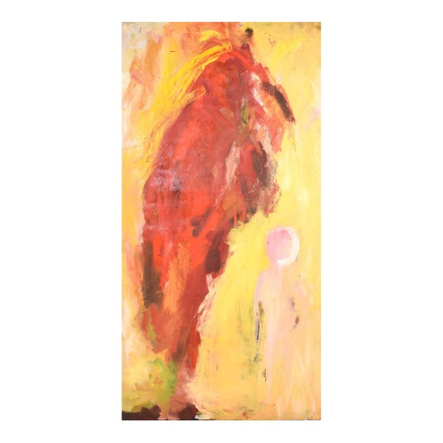 Plastic Abstract Painting, M. Thomsen, 1994, Acrylic on Canvas For Sale - Image 7 of 7