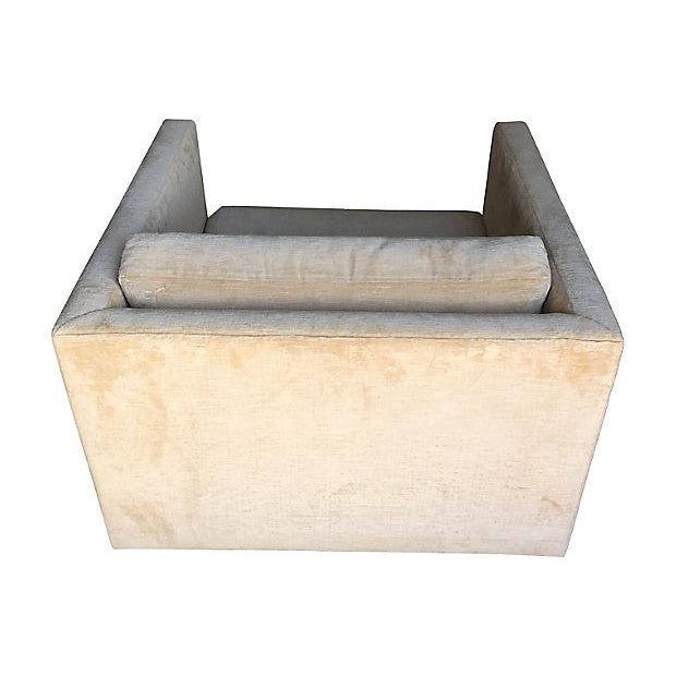 Harvey Probber Midcentury Harvey Probber Tuxedo Style Club Chair For Sale - Image 4 of 7