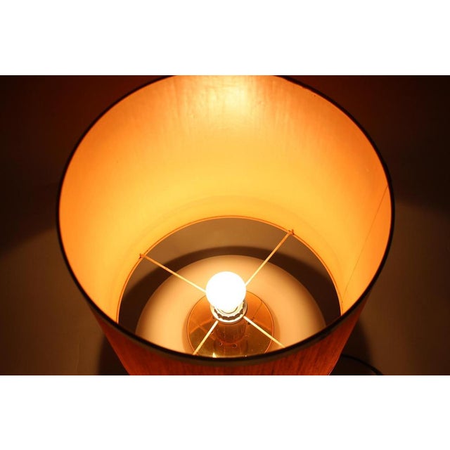 Large Glass and Brass Table Lamp, Italy, 1970s For Sale - Image 17 of 18