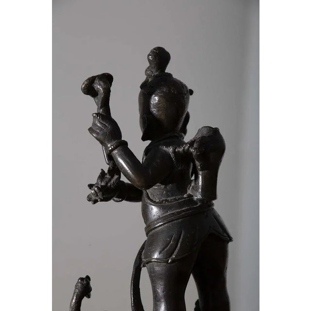 Chinese Ming Dynasty Bronze Taoist Figure, 16th Century For Sale - Image 3 of 8