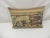 1920s Antique Blue and Red Aubusson Tapestry Decorative Pillow For Sale - Image 5 of 9