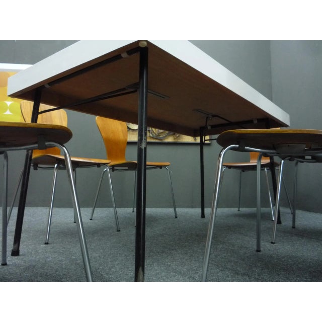 Folding Dining Table by Herta-Maria Witzemann for Wilde + Spieth, 1950s For Sale - Image 11 of 13