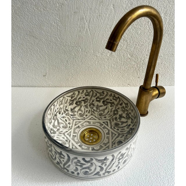 Contact Us if you have any questions. Experience the beauty of our gray vanity sink for bathrooms, lovingly handcrafted by...