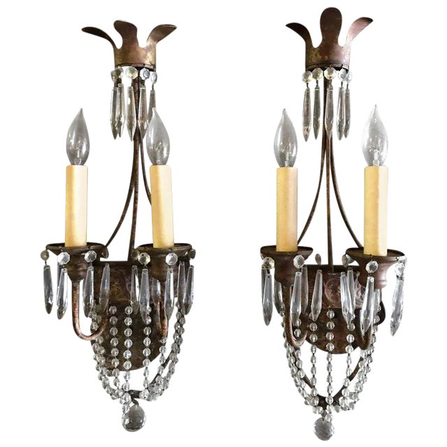Niermann Weeks Sconces - A Pair For Sale