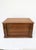 Antique French Oak Cutlery Case for 12 Pieces with 4 Drawers and Lock, 1960s For Sale - Image 10 of 10
