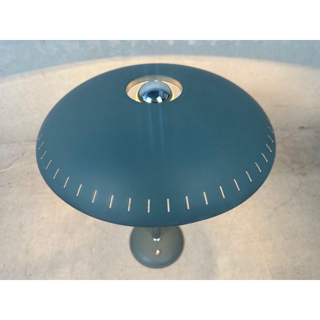 Metal Vintage Senior Table Lamp by Louis Kalff for Philips, 1950s For Sale - Image 7 of 10