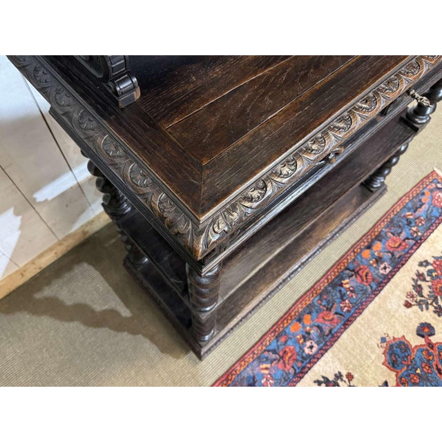Wood Antique Oak Sideboard, 1800s For Sale - Image 7 of 18