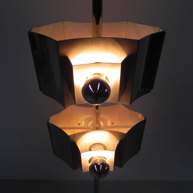 Metal Vintage Space Age Floor Lamp, 1960s For Sale - Image 7 of 18