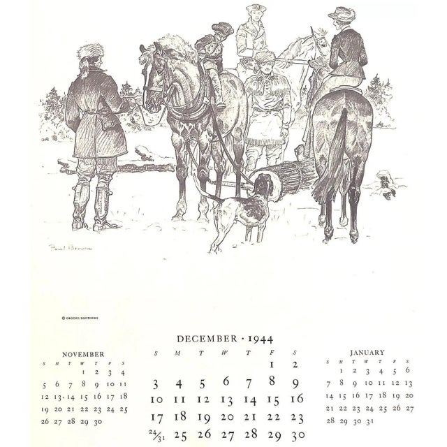 Brooks Brothers 1944 Spiral bound 14" x 11"