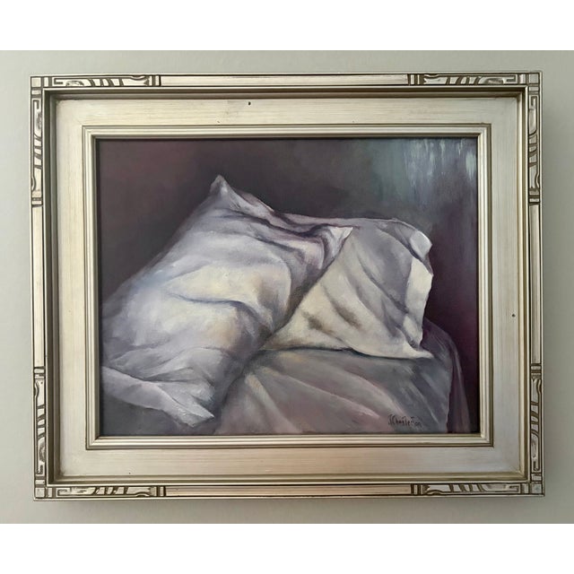 Modern Oil Painting - Jeanne Chesterton Signed For Sale - Image 3 of 9