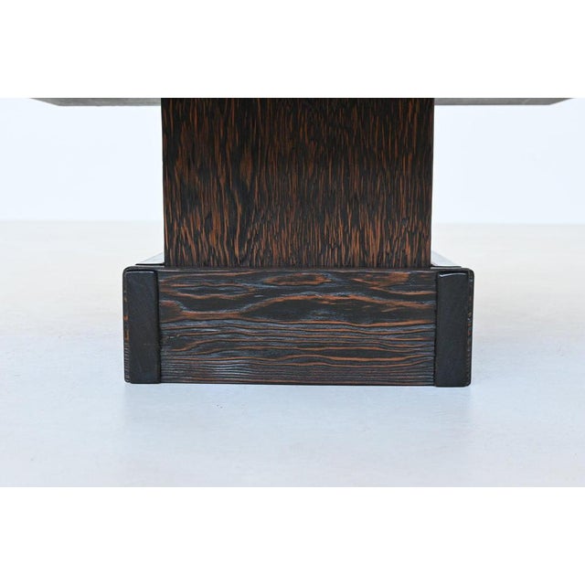 Mid-Century Brutalist Square Coffee Table, France, 1970s For Sale - Image 14 of 18