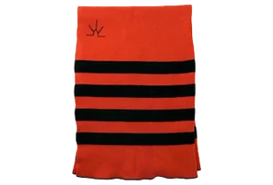 Vintage Red/Black Baron Wool Blanket