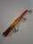 Vintage 1970s Hand Painted Wooden Pencil Plug Fishing Lure Decor / Real Use For Sale - Image 9 of 11