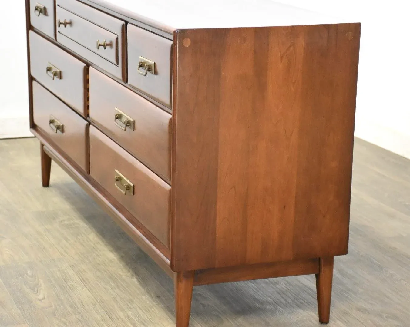 1960s Refinished Cherry Dresser by Heywood Wakefield | Chairish