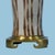 Mid-Century Modern Single Ceramic and Brass Table Lamp For Sale - Image 3 of 4