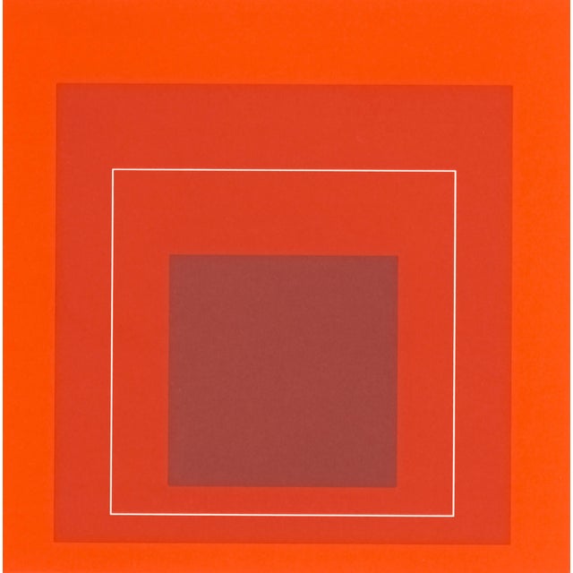 Abstract 1966 Lithograph "Wls-Xv" by Josef Albers For Sale - Image 3 of 4