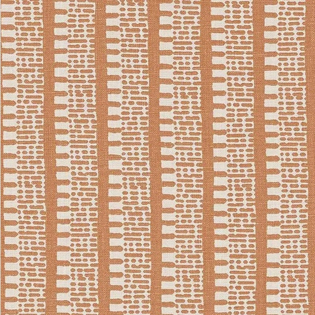 A sophisticated play on a traditional stripe, it's delightfully graphic yet subdued. Also available as a wallcovering....