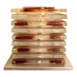 Murano Glass Table Lamp by Albano Poli for Poliarte, 1970s For Sale