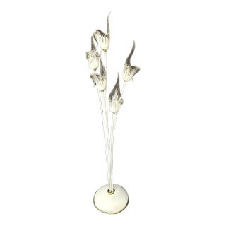 1970s Modern Murano Lily Floor Lamp For Sale