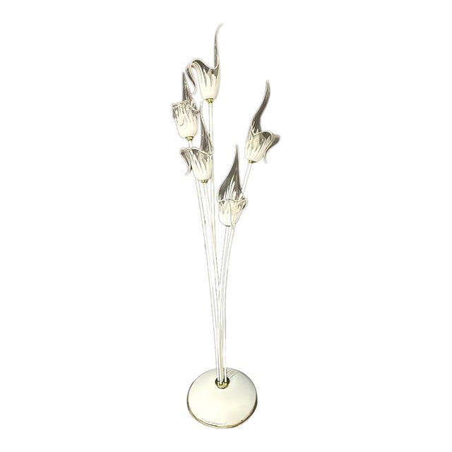 1970s Modern Murano Lily Floor Lamp For Sale