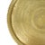 Large Oriental Brass Serving Tray with Floral and Geometric Pattern, 1920s For Sale - Image 11 of 18