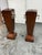 Wood Regency Style Lighted Mahogany Display Pedestals, Pair For Sale - Image 7 of 12
