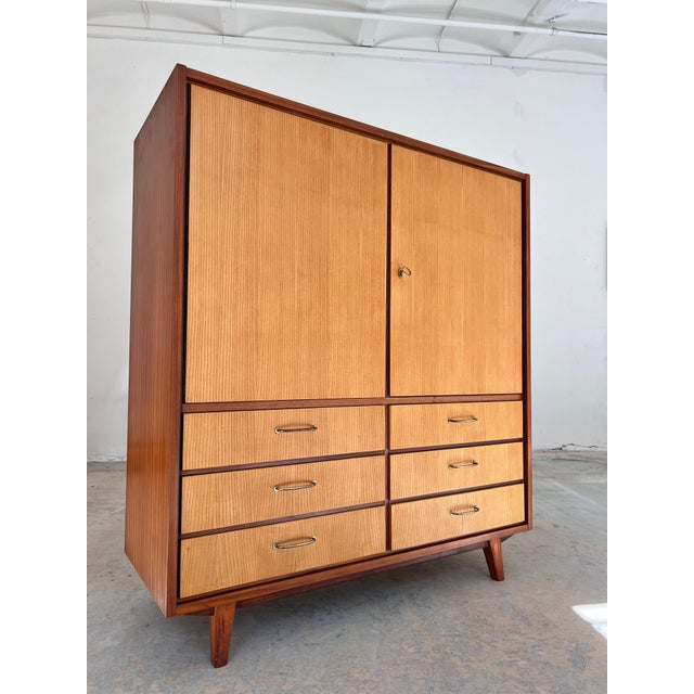Wood Chest of Drawers from Gebr. Lübke For Sale - Image 7 of 11