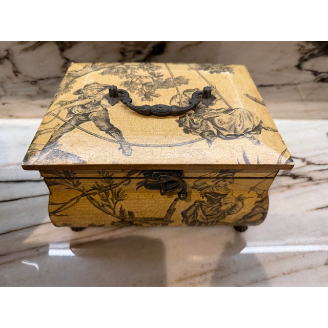 Decoupage French Trinket Box For Sale In Miami - Image 6 of 6