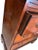 Wood Late 20th Century Reproduction Mahogany Crotch Veneer 3-Drawer Chest / Small Dresser With Brass Pulls For Sale - Image 7 of 8
