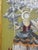 Surrealism Gustavian Style Allegorical Oil in Wood Painting of “The Lady Moon” With Gilt Border For Sale - Image 3 of 11