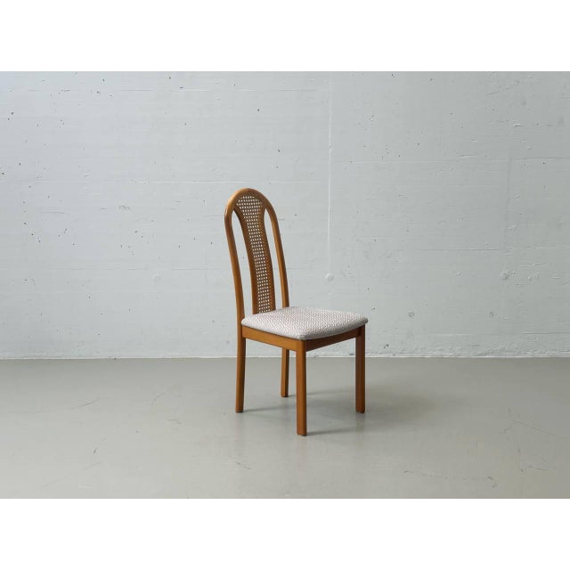 Vintage Dining Chairs with Viennese Caning from Lübke, 1980s, Set of 6 For Sale - Image 6 of 18