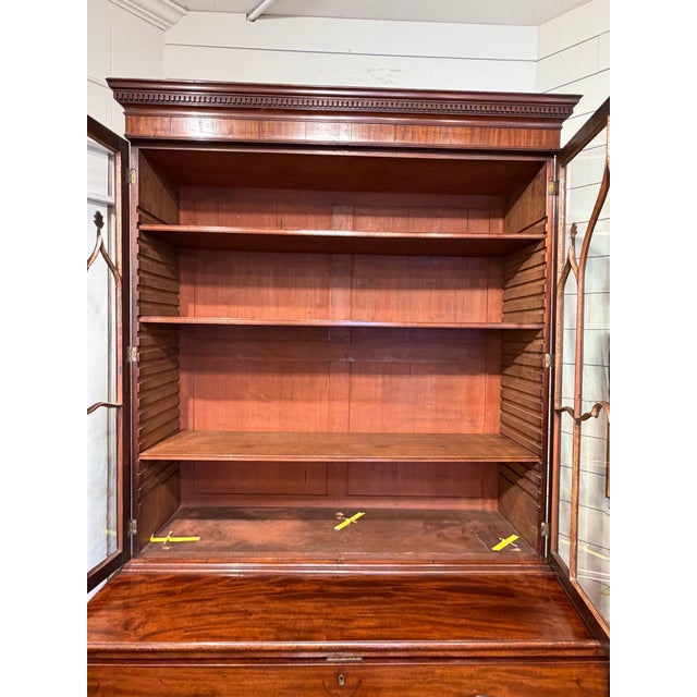 19th Century English Secretary Bookcase For Sale - Image 13 of 16