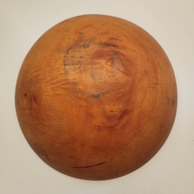 This bowl has been lovingly taken care of, slight imperfections from age and from use. I wiped this with pure mineral oil...