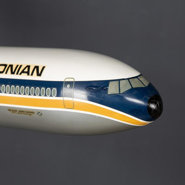 20th Century British Fiberglass Caledonian DC10 Airplane Model, 1970 For Sale - Image 13 of 18