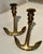Pair of anchor candlesticks. The pair are a nice addition to a dining table, console or flanking a mantle. The Anchor...