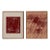 Contemporary Burgundy Abstract Giclee Prints - A Pair For Sale