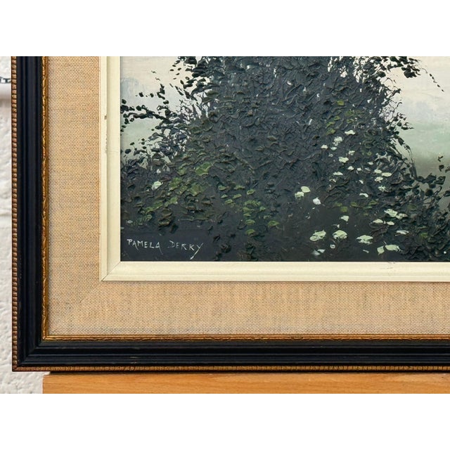 Hedgerow & Fields with Wild Flowers in an Overcast English Countryside Landscape 1985 For Sale - Image 16 of 17
