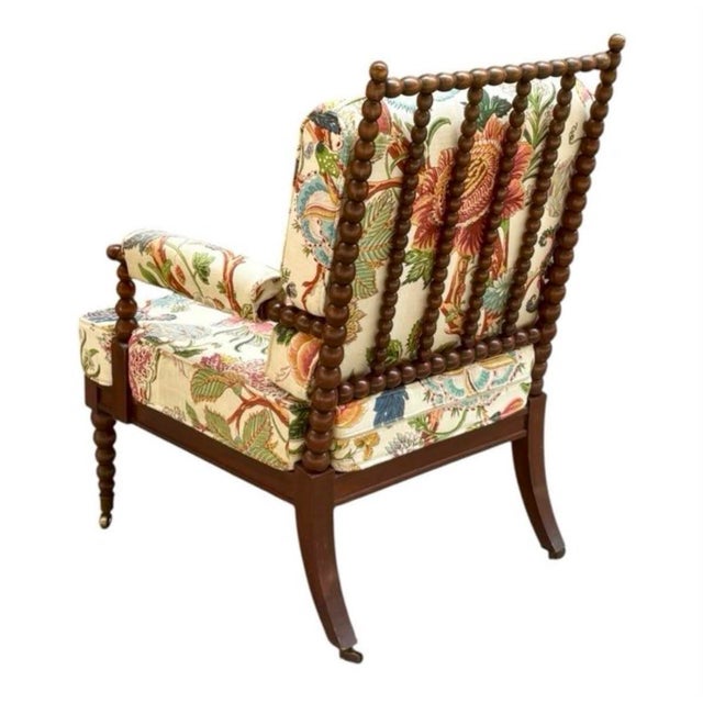 Victorian English Armchair in Brass, 1880 For Sale - Image 10 of 11