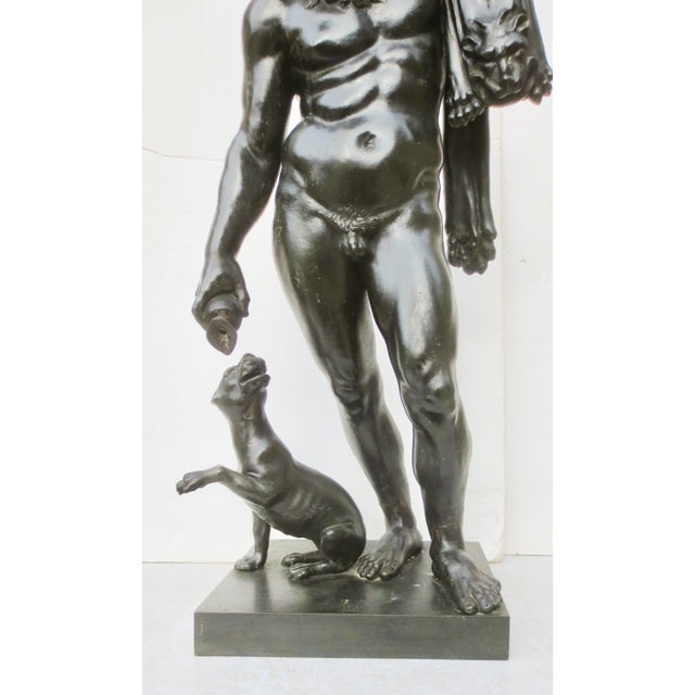 Grand Tour Bronze the Satyr Silenus For Sale - Image 4 of 14