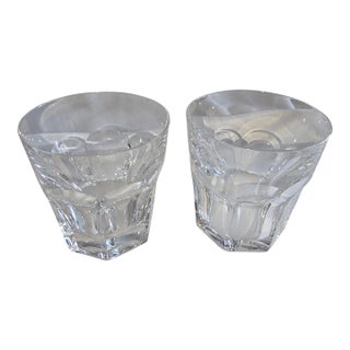 1960s Pair of Baccarat Harcourt Glasses For Sale