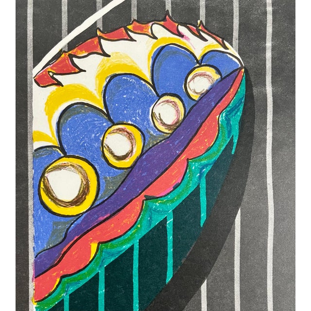 Myriam Bat Yosef, Feminist Surrealist French Abstract Colorful Lithograph Print Myriam Bat Yosef For Sale - Image 4 of 7