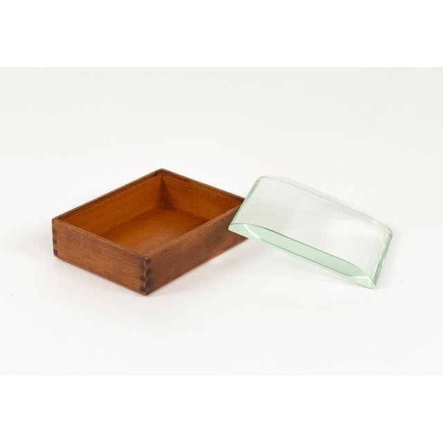 1950s Mid-Century Box in Wood and Glass by Pietro Chiesa, Italy, 1950s For Sale - Image 5 of 16
