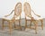 Set of Six Genuine McGuire "Cracked Ice" Rattan Dining Chairs For Sale - Image 9 of 18